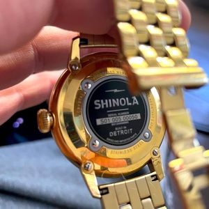 Bedrock - 42mm
Gold Bracelet 
Green Dial